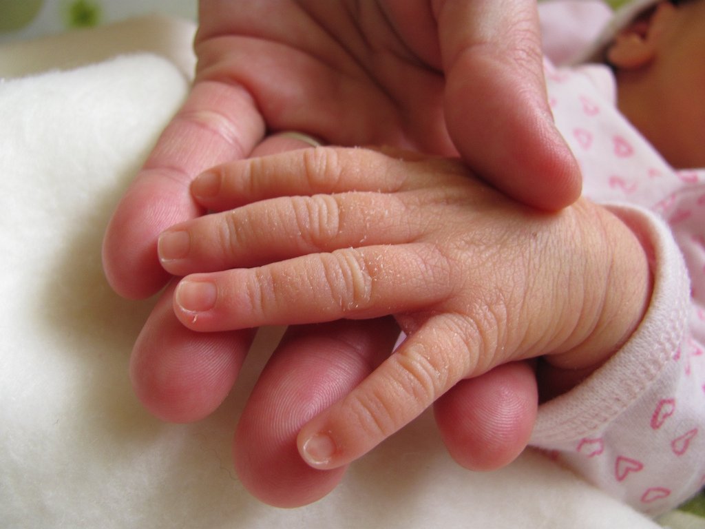 First time you cut your baby's nails (without using your teeth).