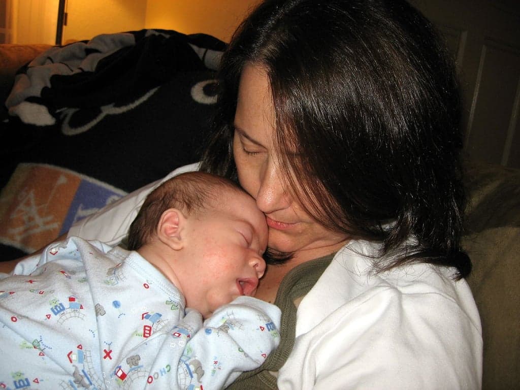 First time you spend the entire night alone with your baby.