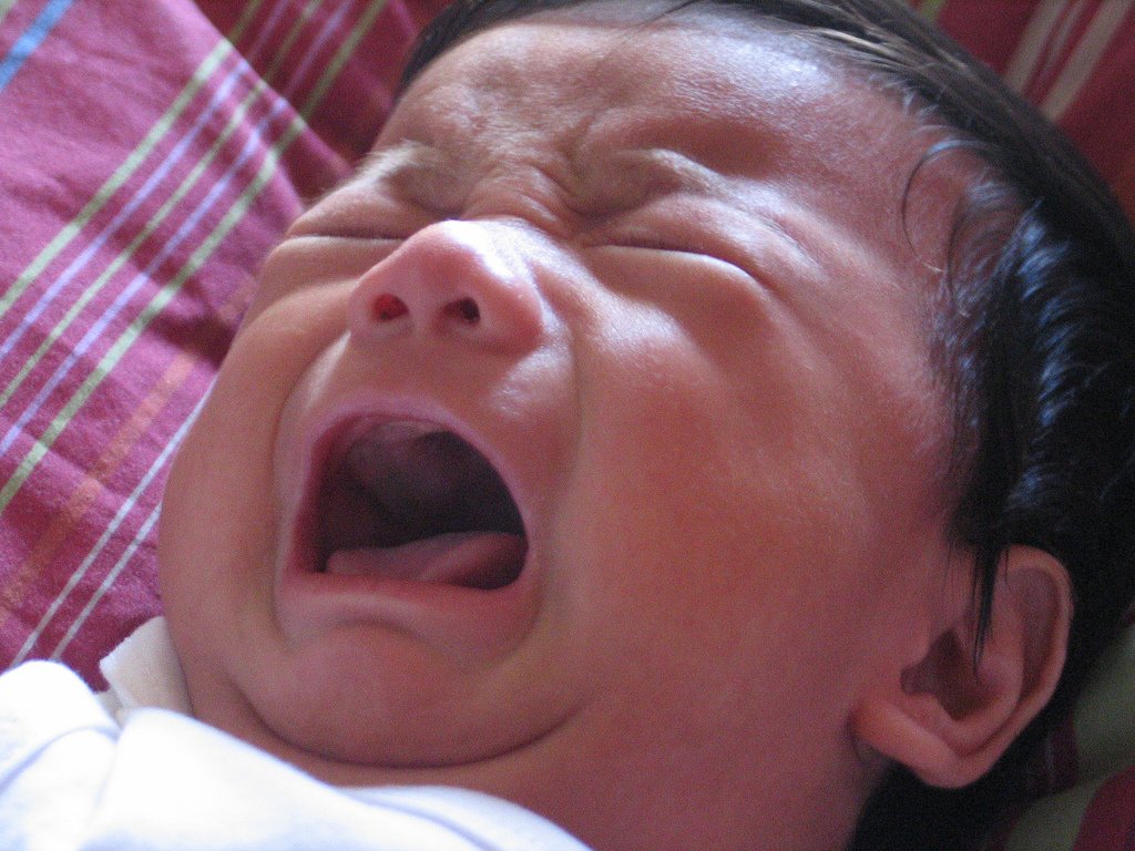 First time your baby is crying and you know exactly why.