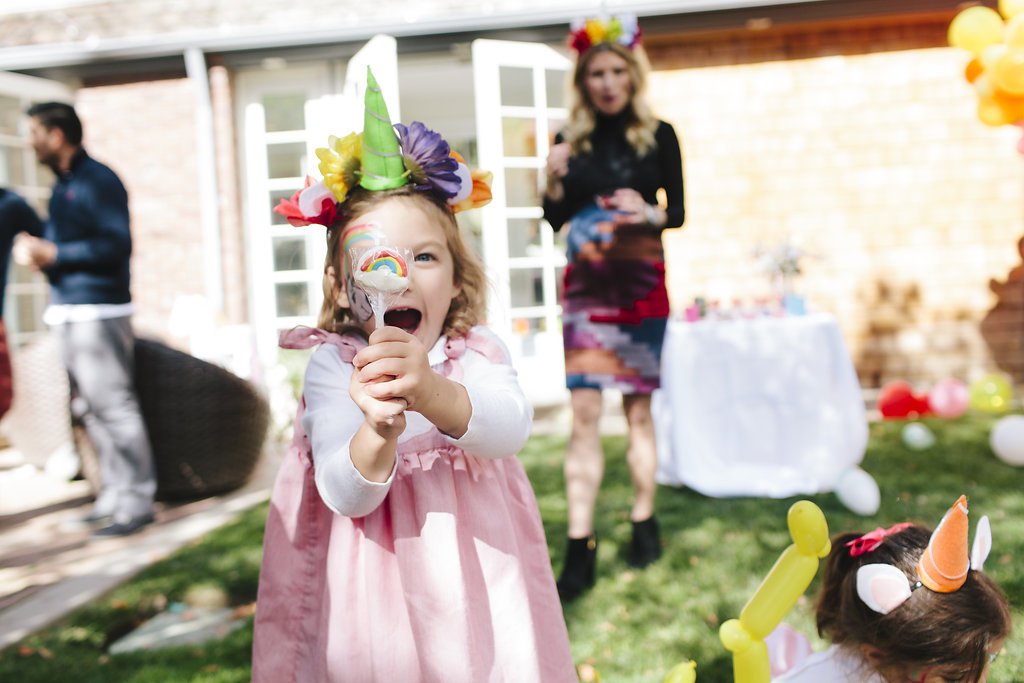 At 37-Weeks Pregnant, 1 Mom Threw the Chicest Rainbow Birthday Party You've Ever Seen
