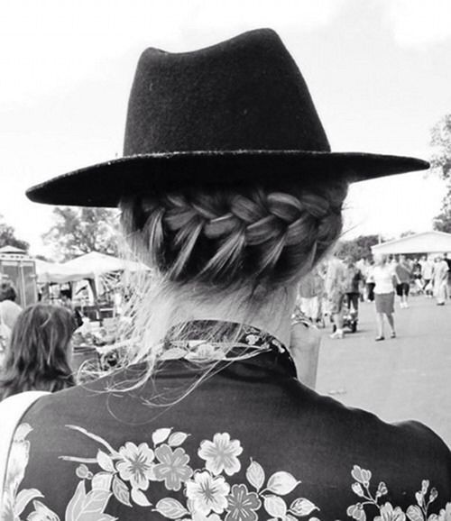 8 french braid hat