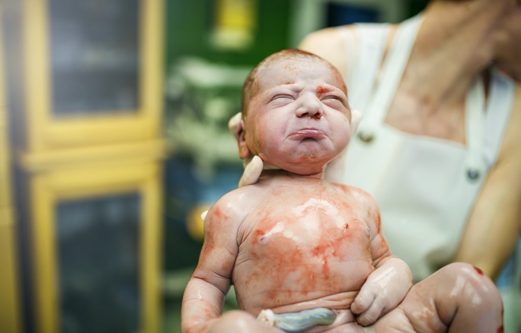When your baby comes out squished, gunky, and absolutely perfect. When your baby comes out squished, gunky, and absolutely perfect.