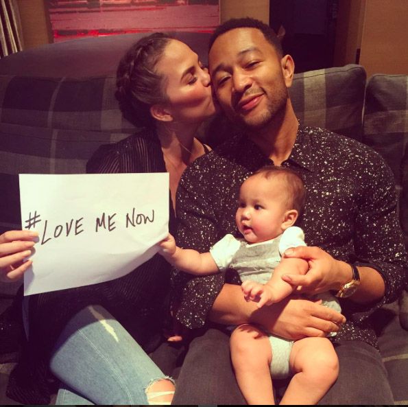 <p>Chrissy Teigen and John Legend were over the moon when their baby girl arrived in April. “She’s here! Luna Simone Stephens, we are so in love with you! And sleepy. Very sleepy,” Teigen <a rel="nofollow" href="<a href=