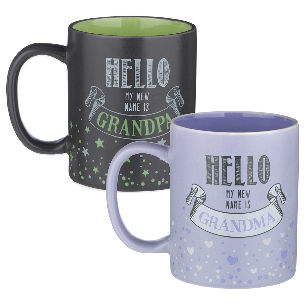 For the Coffe- or Tea-Drinking Grandma and Grandpa: Grandparent Mugs