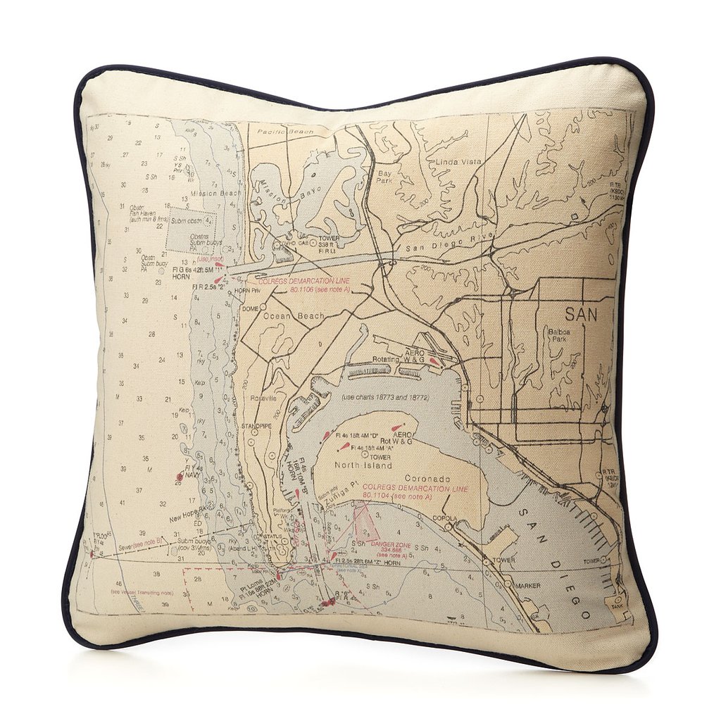 For the Grandparent With Hometown Pride to Spare: Heather Jernegan Custom Map Pillow