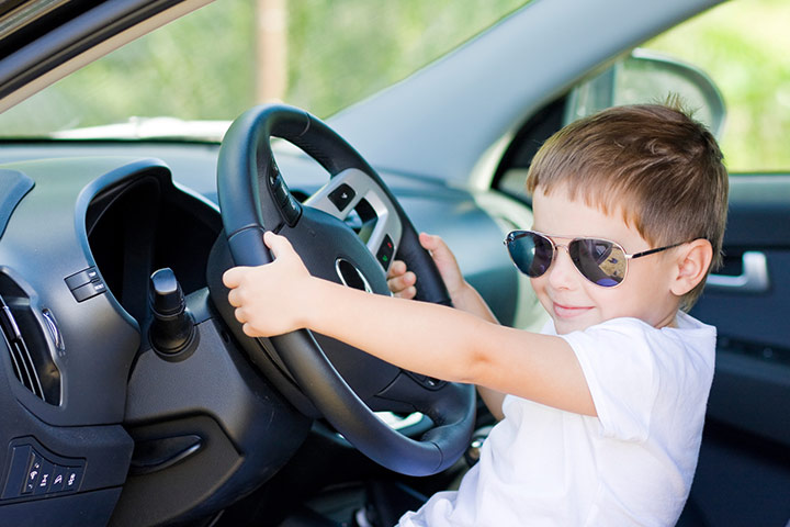 Its ok as long as it is pretend driving