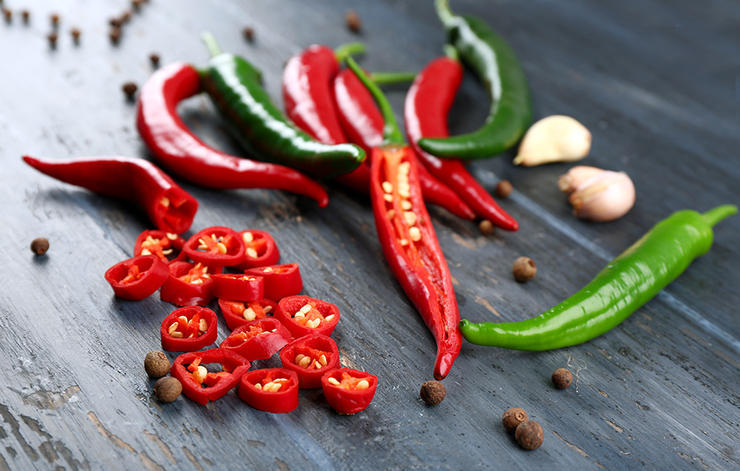 bad sick foods spicy
