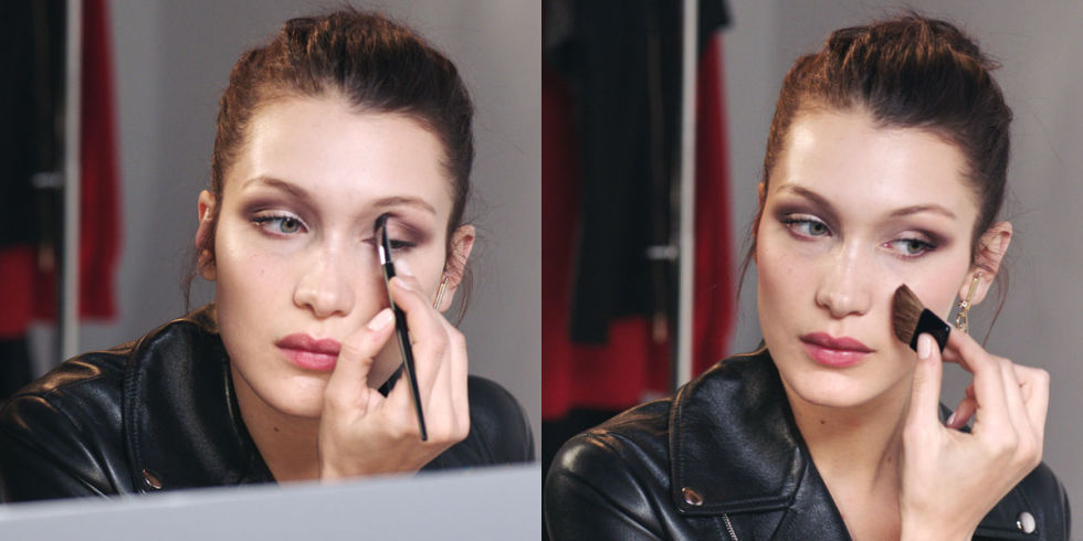 bella hadid makeup