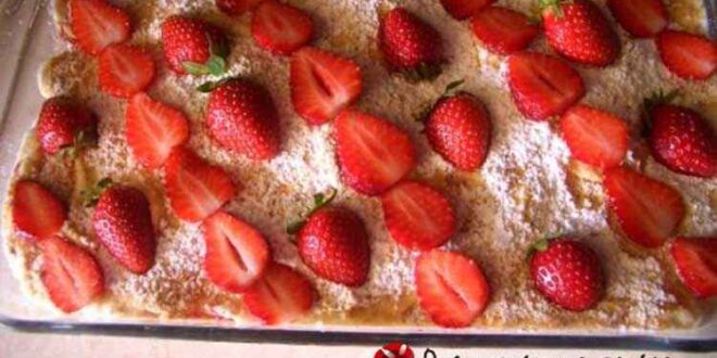 Μιλφέιγ με φράουλες