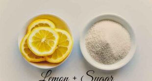 Λεμόνι και ζάχαρη για λαμπερό δέρμα