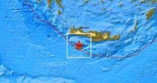 Σεισμός 4,1 Ρίχτερ κοντά στη Γαύδο