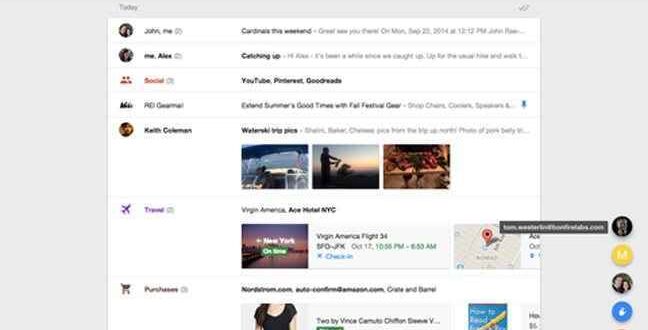Η Google παρουσίασε το e-mail του μέλλοντος
