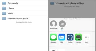 AnyDrop 3 : μοιράστε οποιοδήποτε αρχείο μέσω AirDrop στο iOS 8