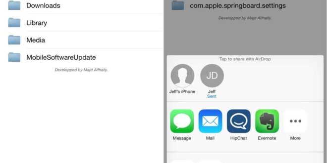 AnyDrop 3 : μοιράστε οποιοδήποτε αρχείο μέσω AirDrop στο iOS 8