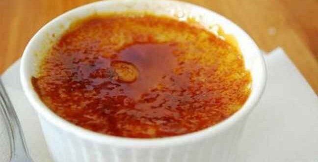 Creme brulee με άρωμα λεμόνι