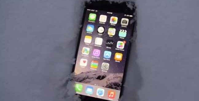 Το iPhone 6 Plus δοκιμάζεται στο χιόνι