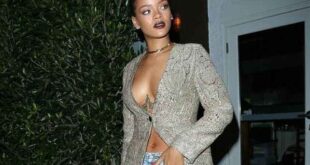 Η Rihanna φορώντας μόνο το πανάκριβο παλτό της...