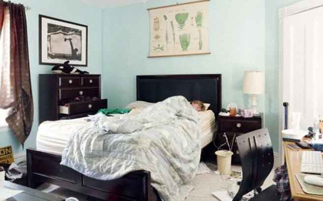 Ένα ακατάστατο δωμάτιο επηρεάζει τον ύπνο