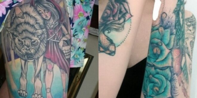 Κάτω από τα τατουάζ της κρύβεται ένα τραγικό μυστικό… (εικόνες)