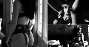 H Kylie Jenner σε μια καυτή ασπρόμαυρη φωτογράφιση