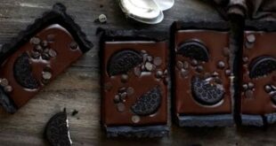 Τάρτα σοκολάτας με γεμιστά μπισκότα