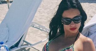 Η Andriana Lima χαλαρώνει στην παραλία