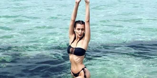 Οι βουτιές της Bella Hadid στην Ιταλία