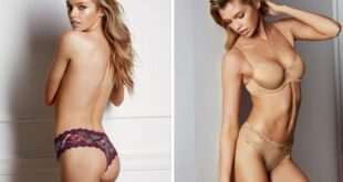 Η Stella Maxwell δοκιμάζει εσώρουχα