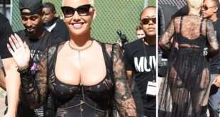 Η σχεδόν ημίγυμνη εμφάνιση της Amber Rose