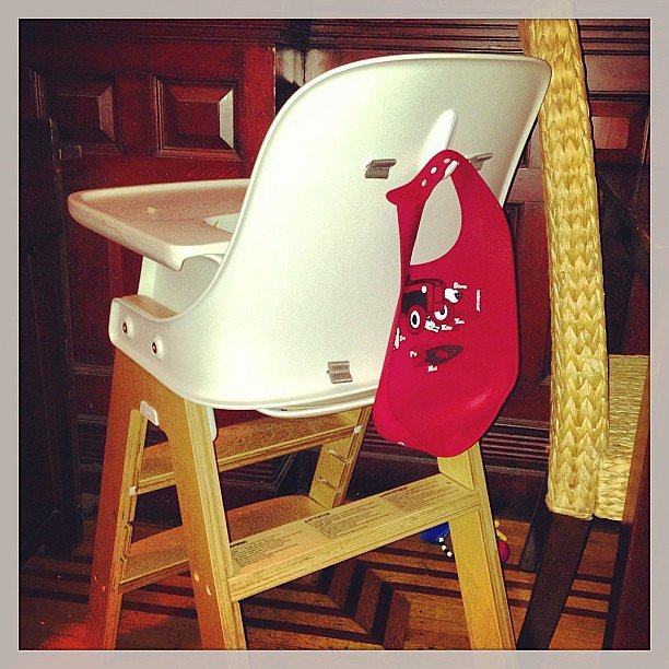 Αποτέλεσμα εικόνας για Add a Bib Hanger to Your High Chair