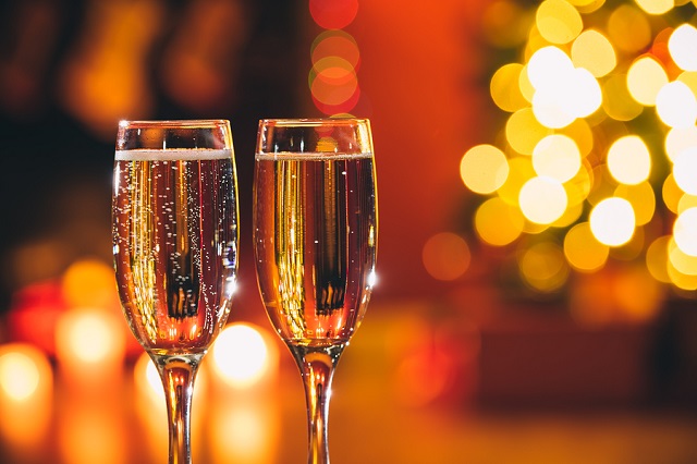 bigstock Beautiful Two Glasses Of Champ 153373292