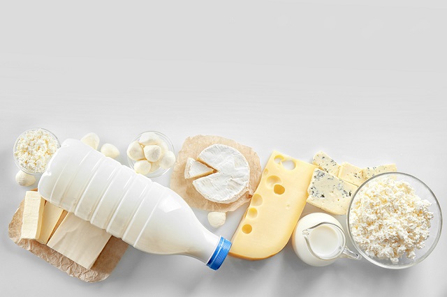 bigstock Dairy products on white backgr 169985054