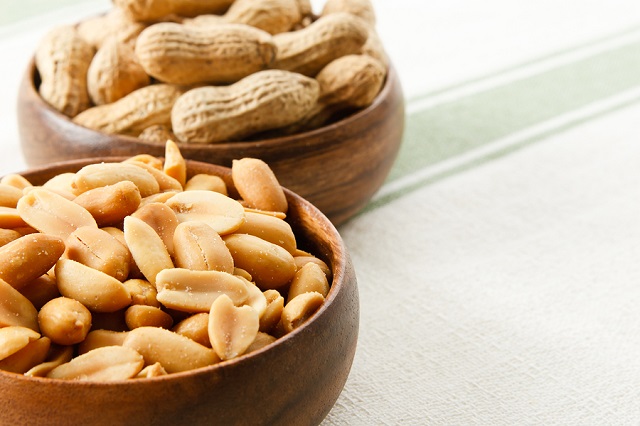 bigstock Peanuts In Wood Bowls 13614869