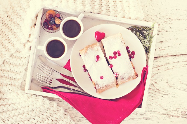 bigstock Strudel And Coffee On A Tray 165352886