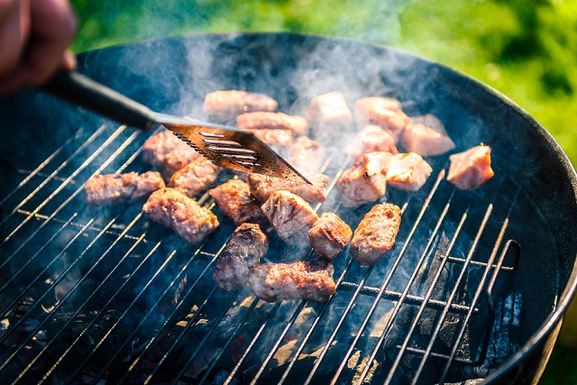 bigstock Grilling Delicious Variety Of 181105144