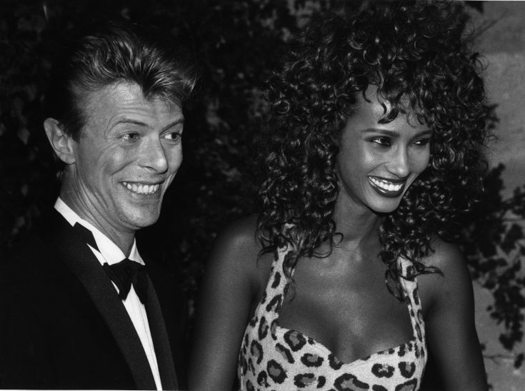 DAVID BOWIE; IMAN ABDULMAJID