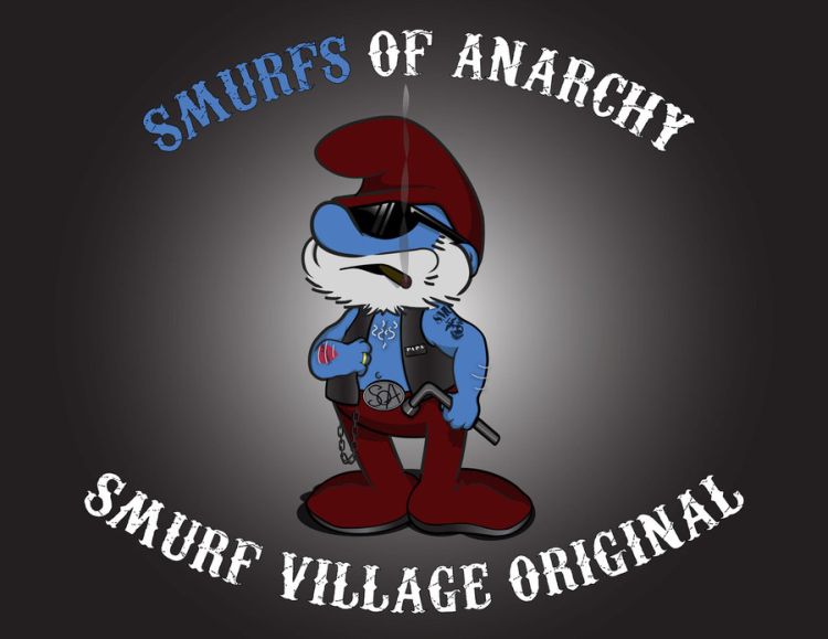 clay_smurf___smurfs_of_anarchy_by_zstroeher-d5483kl