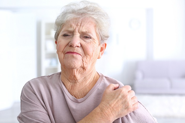 bigstock Elderly woman suffering from p 167537699