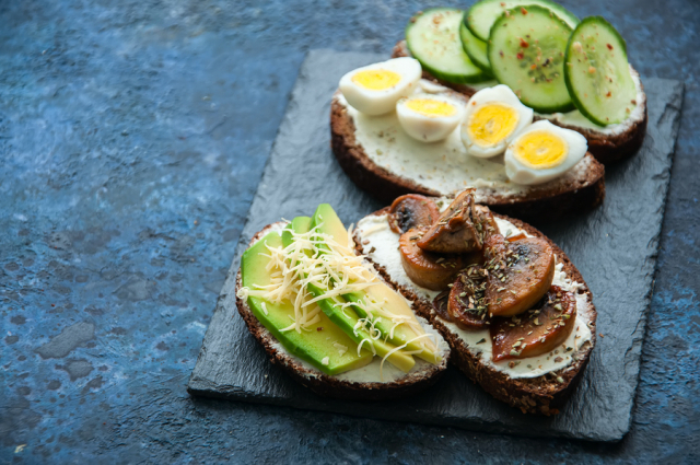 bigstock Mix Of Rye Bread Bruschettas W 178855141