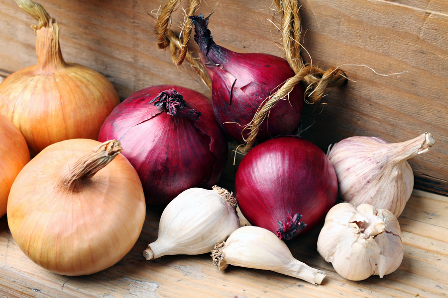 bigstock Onions and garlic 56376239