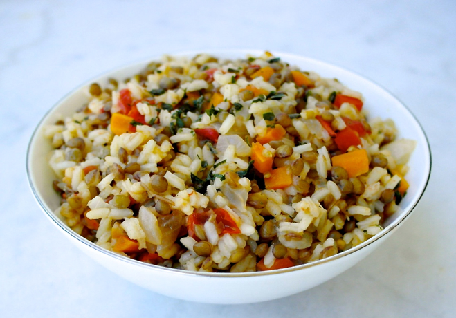 rice lentils