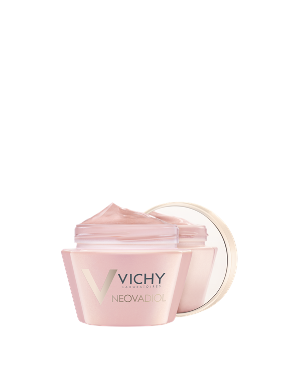 VICHY NEOVADIOL ROSE PLATINIUM Fortifying and Revitalizing Rosy Cream Open Packshot copy copy