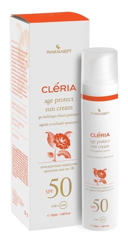 CLERIA Age Protect Sun Cream SPF50 BOX2 transparent