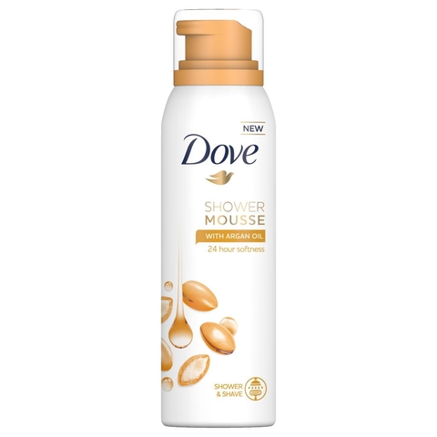 Dove Showering Mousse Argan Oil