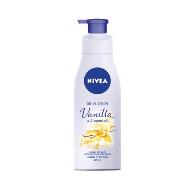 Nivea Oil in Lotion Vanilla Almond Oil