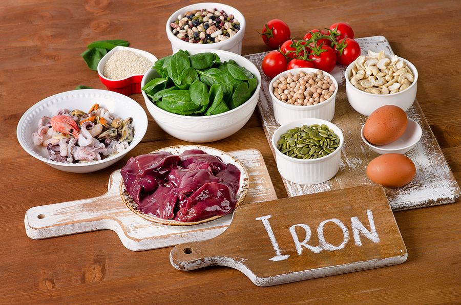 bigstock Foods High In Iron Including 128619308