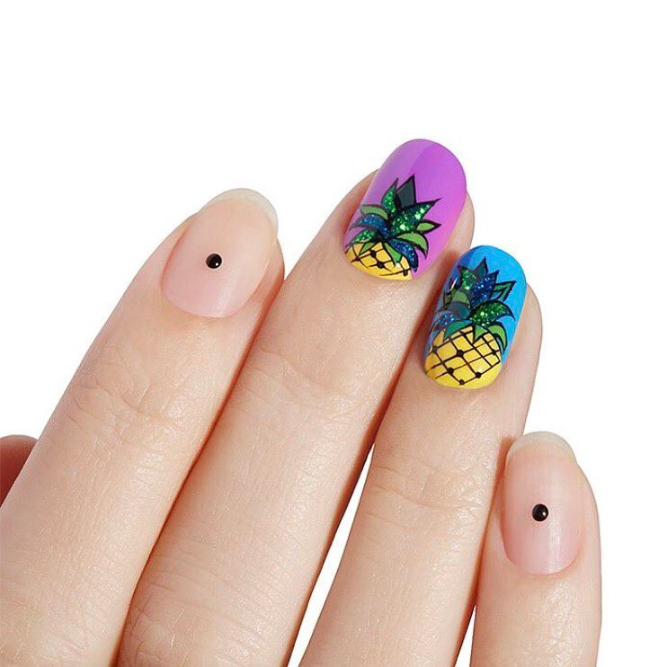 pineapple nails