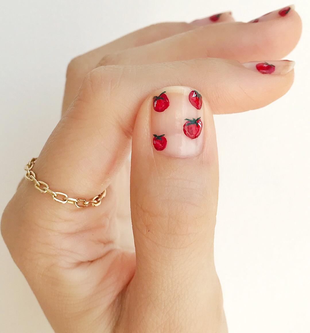 tomato nails