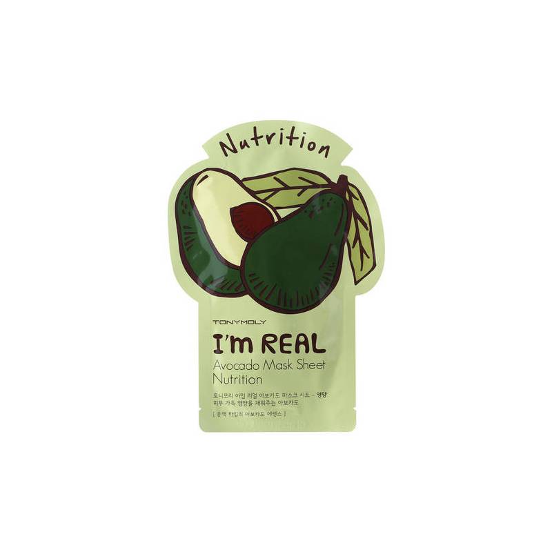 TonyMoly Im Real Nutrition Avocado Mask Sheet
