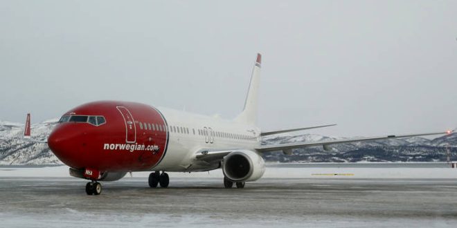 Απειλή για βόμβα σε αεροσκάφος των νορβηγικών αερογραμμών